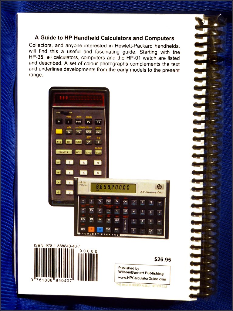 Valentin albillo s hp collection hp calculator book reviews